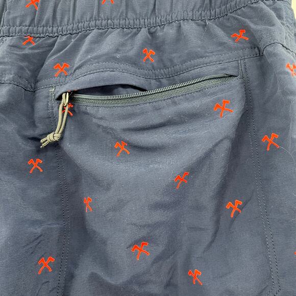 The North Face FlashDry Mens Swim Trunks Sz L Axes Beach Coastal Blue Drawstring - Picture 5 of 13